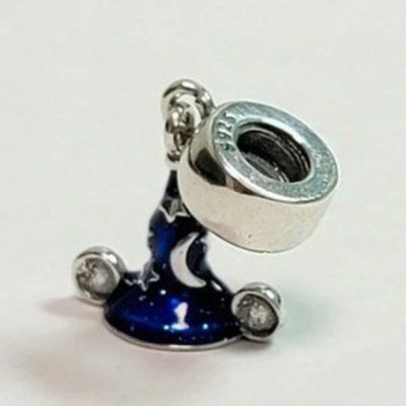 PANDORA fresh water cultured pearl baroque hoop huggie earrings - Picture 2 of 4